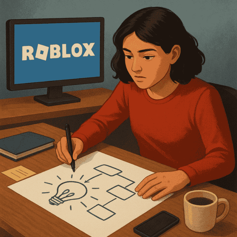 Como começar no Roblox com planejamento