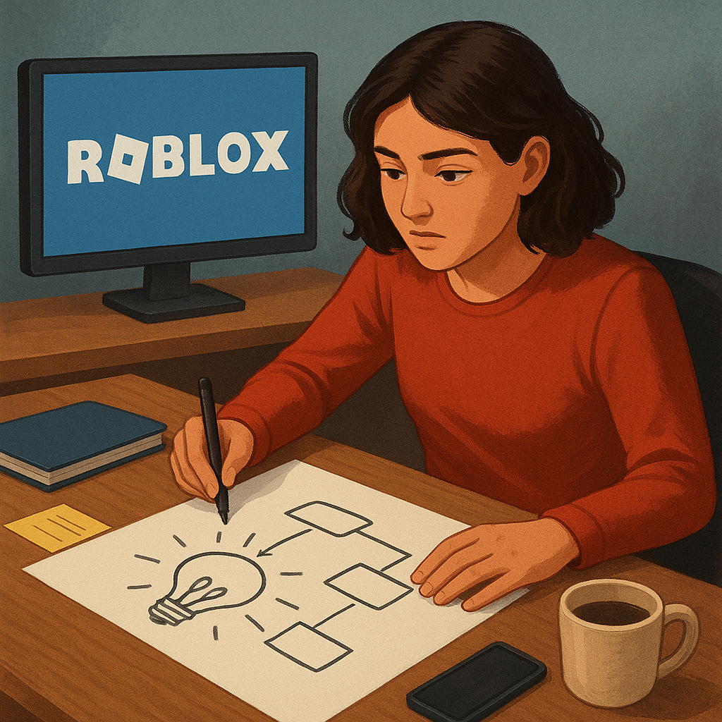 Como começar no Roblox com planejamento