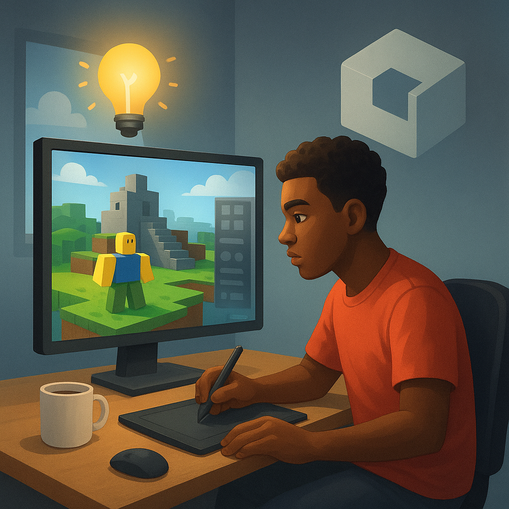 Como o Roblox se relaciona com oportunidades para criadores?