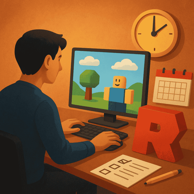 Como publicar com consistência no Roblox?
